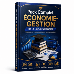 PACK COMPLET DES COURS D’ÉCONOMIE-GESTION DE LA LICENCE 1 EN MASTER